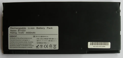 MSI Аккумулятор для ноутбука (X320, X340, X350, X360, X400, X410, X420, X430, X620) 4400mah (Black)