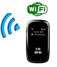 ZTE MF 60 3g роутер wifi GSM 