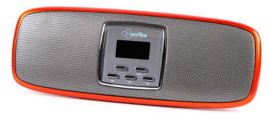 MyVibe Slim Портативная акустическая система (оранжевая)
