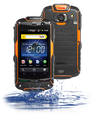 teXet TM-3200R водонепроницаемый противоударный смартфон (2 sim)