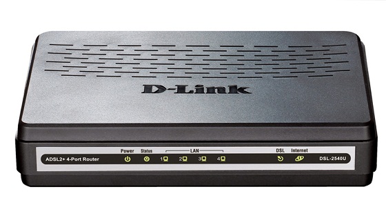 D-Link DSL-2540U Маршрутизатор ADSL