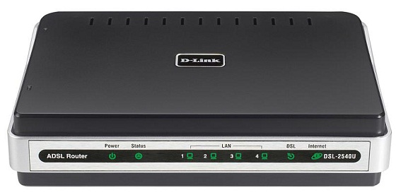 D-Link DSL-2540U/BRU/D Маршрутизатор ADSL