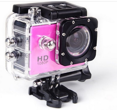 SportsCam SJ4000 Экшен камера FullHD pink