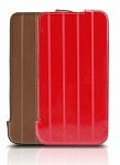 DEXIM чехол прочный кожаный для iPhone 4S/4 красный