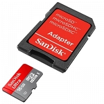 Sandisk Ultra microSDHC Class 10 UHS Class 1 30MB/s 16GB + SD adapter карты памяти microsd купить объем памяти 16 ГБ 