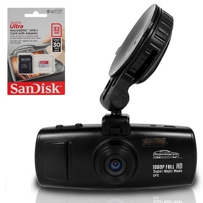 Автомобильный видеорегистратор Видеосвидетель 3600 FHD с картой памяти 32GB купить в интернет магазине