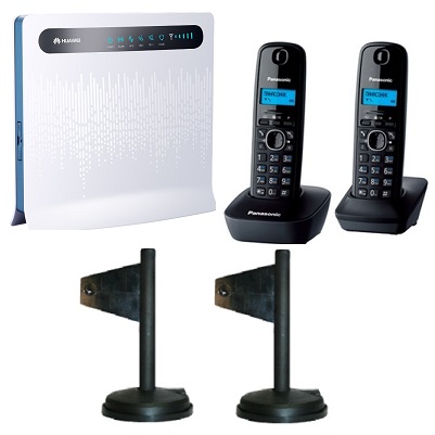 Комплект ShopCarry SIM SOHO PRO14 стационарный сотовый радио DECT телефон GSM/4G/3G WIFI роутер и антенны купить характеристики применение