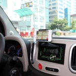 Ppyple CD-N5 black Автомобильный держатель купить Держатель предназначен для использования совместно с коммуникаторами и навигаторами с размером экрана 3,5-5,5 дюйма в диагонали 55-85 мм по высоте и т