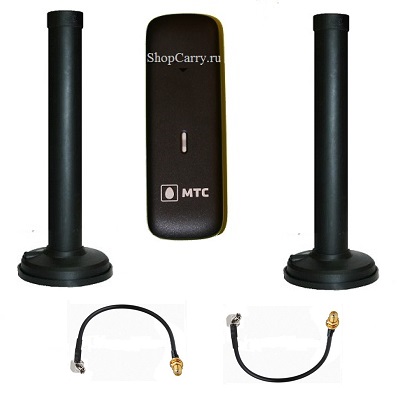 ZTE 830FT МТС Мегафон Билайн 3G 4G LTE USB модем универсальный (MF825) с Антеннами 3G 2шт 4G LTE и переходниками 2 x TS9/SMA купить характеристики применение