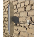 Antex KS-240 кронштейн стеновой для крепления антенн купить универсальный кронштейн для установки выносной антенны на фасад здания, вылет от стены - 240 мм  