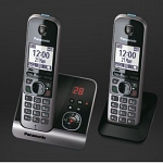 Panasonic KX-TG6722RU беспроводной телефон DECT купить АОН голосовой, дисплей, часы, будильник, индикатор входящего,подсветка, на стену, радионяня