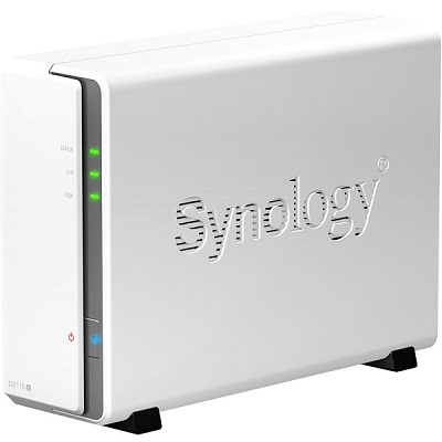 Synology DS115j 1BAY NO HDD система хранения данных настольное исполнение
