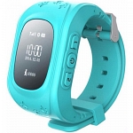 Кнопка жизни K911 Детские часы-телефон с GPS трекером (голубые)