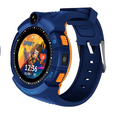 Кнопка Жизни Aimoto Sport Детские часы-телефон с GPS/GLONASS/LBS/Wi-Fi (синие)