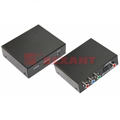 REXANT Конвертер YPbPr+SPDIF/Toslink на HDMI