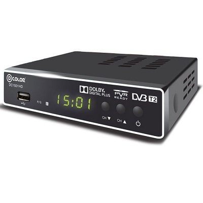 D-COLOR DC1501HD Ресивер DVB-T2 цифровой телевизионный