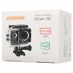 Digma DiCam 150 Экшн-камера с водонепроницаемым боксом