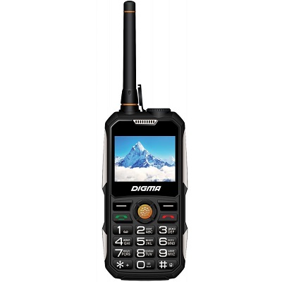 Digma linx a230 wt GSM телефон-рация защищенный (Черный) АКБ 6000 Мaч