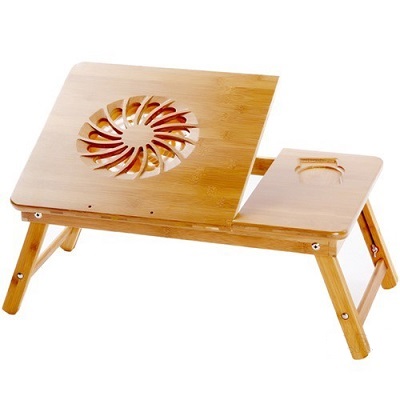Bamboo 1 Столик для ноутбука складной купить красивый, легкий и прочный столик для ноутбука из экологически чистого материала — бамбука, весит всего 2,7 кг система охлаждения ноутбука — вентил