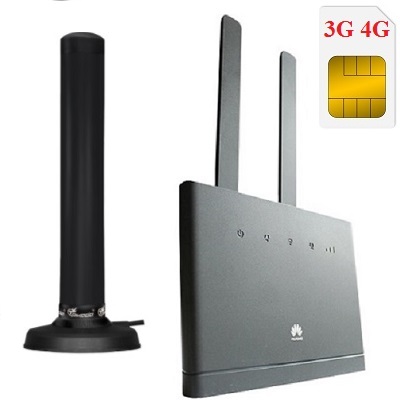 Router SIM-4G KitA2693 4g lte 3g мобильный wifi роутер стационарный с антенной широкополосной