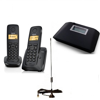 Комплект ShopCarry SIM v232 стационарный сотовый радио DECT телефон GSM
