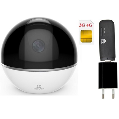 ShopCarry Cam360T-1 4G 3G видеокамера под сим карту для онлайн наблюдения (комплект)