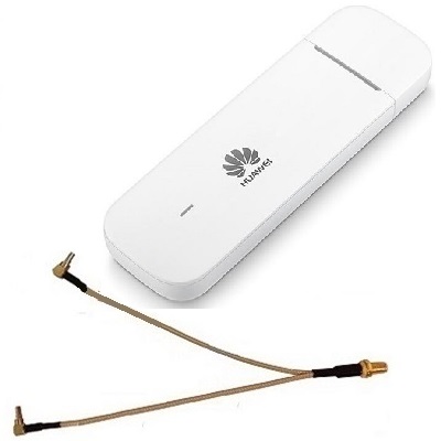 Huawei E3372h-153  4G LTE 3G 2G GSM GPRS USB модем универсальный с переходником пигтейл 2 x CRC9/SMA