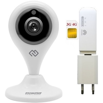 Shopcarry Cam 300bw-1 камера видеонаблюдения под Sim карту 3g 4g (комплект)