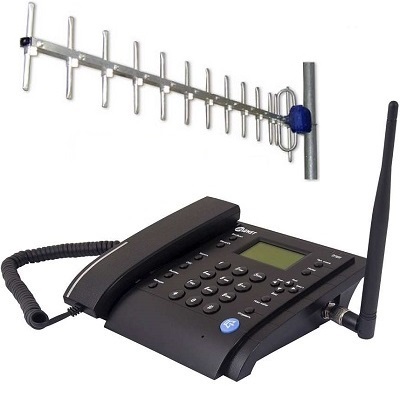 Даджет MT3020 стационарный сотовый телефон GSM с внешней антенной 17 дБи кабель 15 м