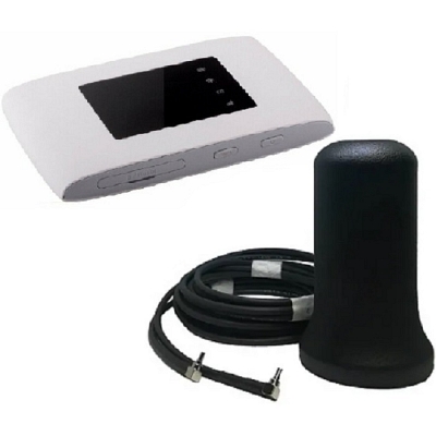 ZTE MF920ru Белый с Антенной на магните переносной роутер WiFi под сим карту 3G 4G