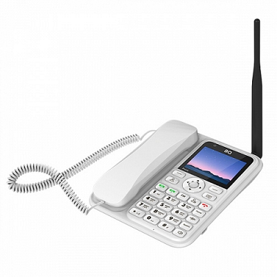 Bq 2839 Point Стационарный сотовый телефон GSM под 2-е Сим карты (Bluetooth) белый